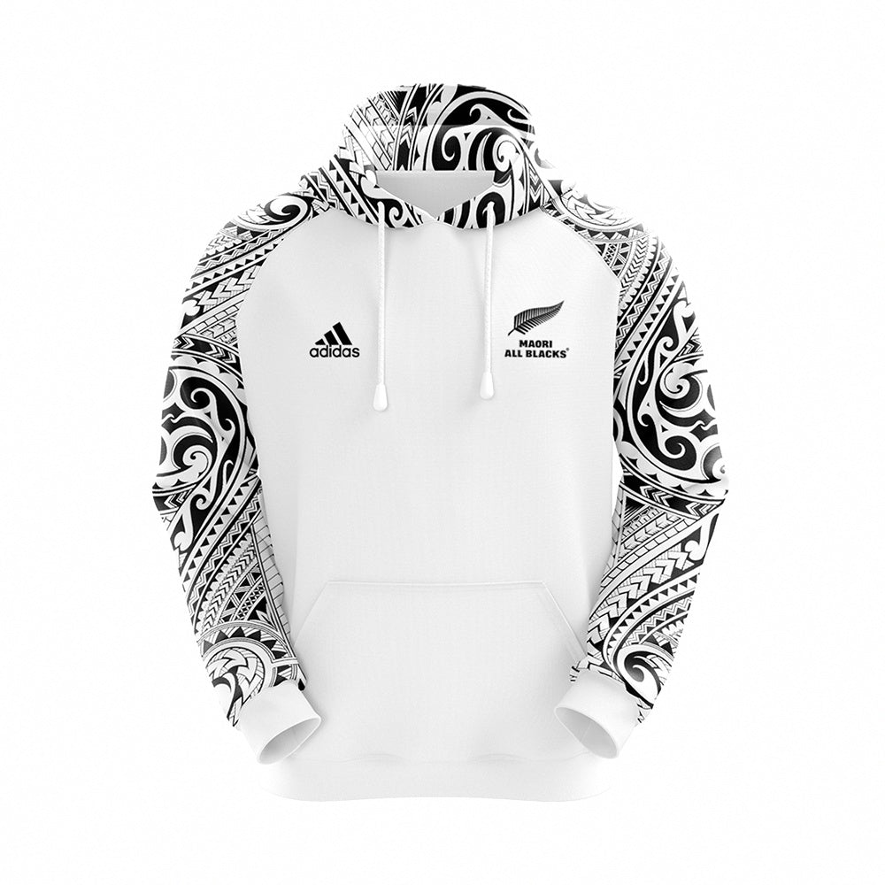 2024 All Blacks Maori White Hoodie and Pants