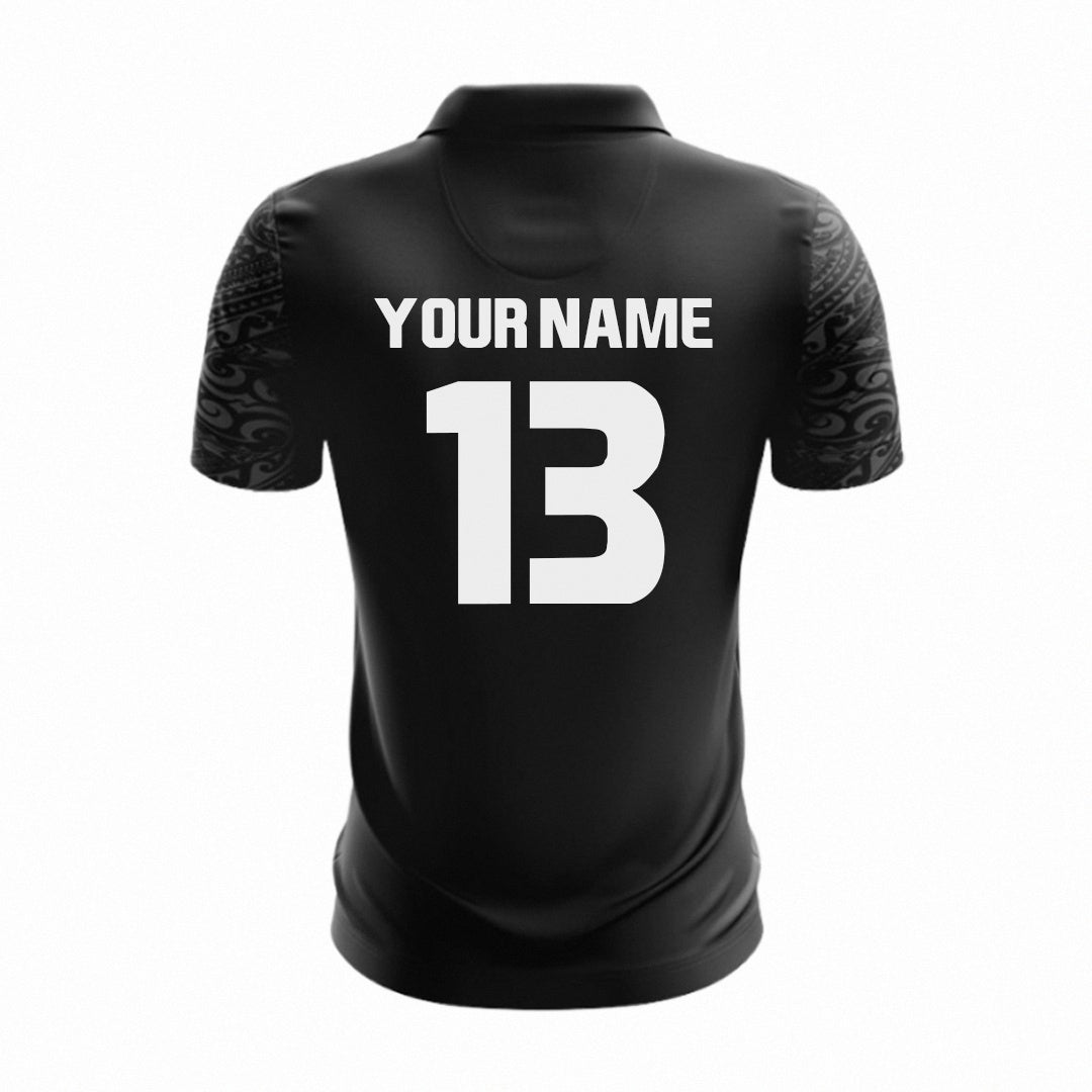 All Blacks Maori New Style Polo (Personalized)